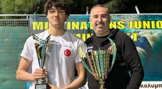 DENİZLİLİ MİLLİ YÜZÜCÜDEN TARİHİ BAŞARI