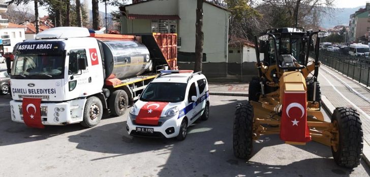 ÇAMELİ BELEDİYESİ’NE 3 YENİ ARAÇ