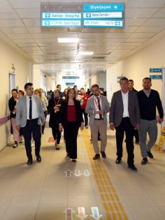 ÇİVRİL’DEKİ SAĞLIK TESİSLERİNDE İNCELEME