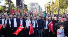 FİLİSTİN İÇİN DESTEK YÜRÜYÜŞÜ