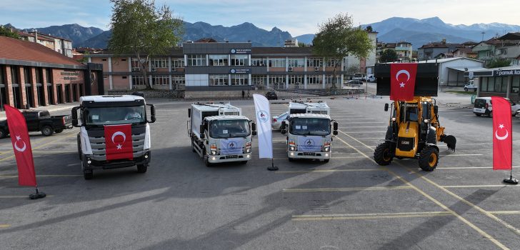 PAMUKKALE BELEDİYESİ ARAÇ FİLOSUNU GÜÇLENDİRDİ