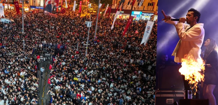 ON BİNLER GAZAPİZM KONSERİNDE BULUŞTU