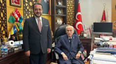 DENİZLİ MHP’DEN BAHÇELİ’YE GEÇMİŞ OLSUN ZİYARETİ