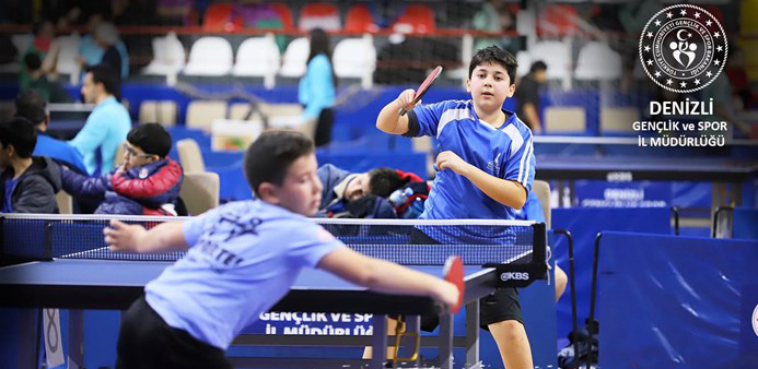 MASA TENİSİNDE KÜÇÜK RAKETLER DENİZLİ’DE BULUŞACAK