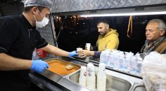 BÜYÜKŞEHİR BELEDİYESİ’NDEN HAL ESNAFINA SICAK ÇORBA İKRAMI
