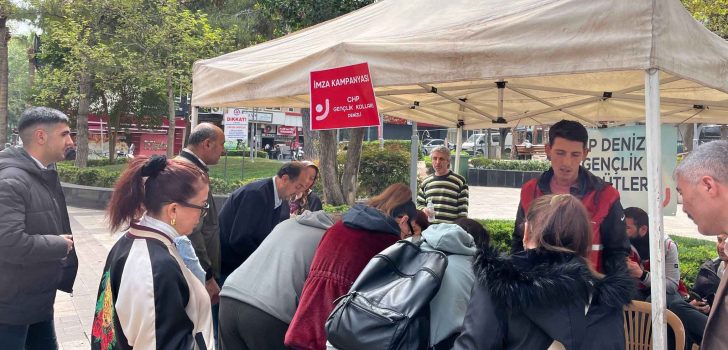 CHP, İMAMOĞLU İÇİN İMZA KAMPANYASI BAŞLATTI