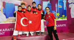 DENİZLİLİ KARATECİLER AZERBAYCAN’DAN MADALYALARLA DÖNDÜ