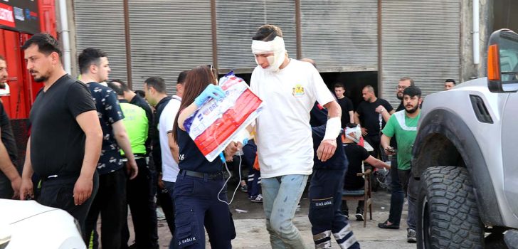 LPG MONTAJI SIRASINDA PARLAMA MEYDANA GELDİ: 8 YARALI