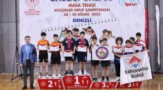 MASA TENİSİ KÜÇÜKLER GRUP ŞAMPİYONASI HEYECANI YAŞANDI
