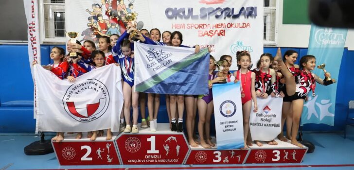 MİNİK CİMNASTİKÇİLER ÖDÜLLERİNİ ALDI