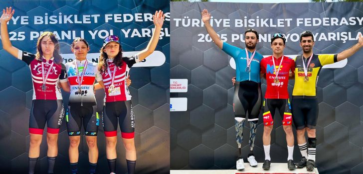 DENİZLİLİ BİSİKLETÇİLER HER KULVARDA ZİRVEDE