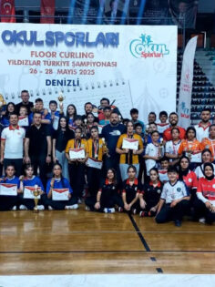 FLOOR CURLİNG TÜRKİYE ŞAMPİYONASI HEYECANI DENİZLİ’DE YAŞANDI