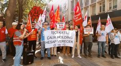 İŞ CİNAYETLERİNİ PROTESTO ETTİLER 