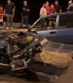 GÜLTEPE’DE KAZA: ARAÇ İKİYE BÖLÜNDÜ!