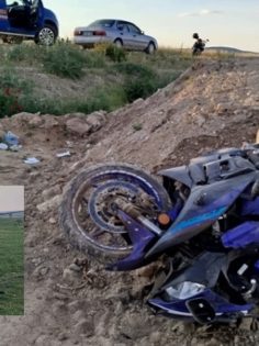 DENİZLİ’DE MOTOSİKLET KAZASI: 2 ÖLÜ