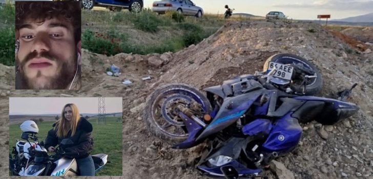 DENİZLİ’DE MOTOSİKLET KAZASI: 2 ÖLÜ