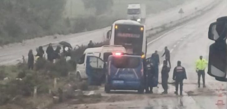 BULDAN’DAKİ KAZA UCUZ ATLATILDI