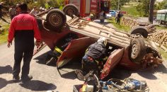 SÜRÜCÜ ARAÇTA SIKIŞTI, EKİPLER SEFERBER OLDU