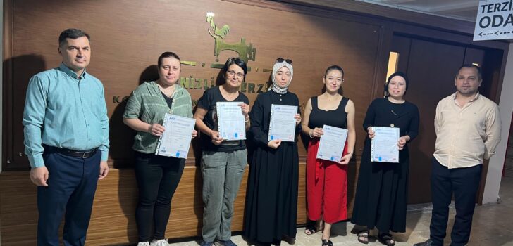 DENİZLİLİ TERZİLER ULUSLARARASI SERTİFİKALI OLDU