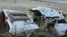 DENİZLİ TRENİ MİNİBÜSE ÇARPTI: 1 YARALI