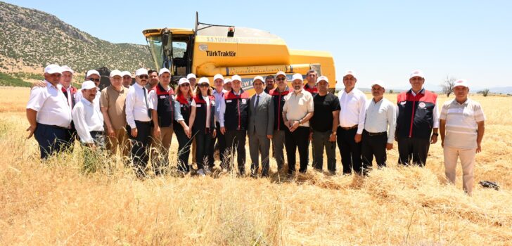 DENİZLİ’DE ARPA HASADI BAŞLADI