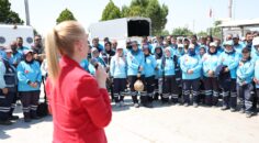 BAŞKAN DOĞAN EKİP ARKADAŞLARIYLA BAYRAMLAŞTI