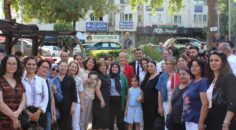 CHP, BABA OCAĞINDA PARTİLİLER VE VATANDAŞLARLA BAYRAMLAŞTI