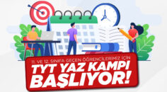 TYT YAZ KAMPI GENÇLERİ BEKLİYOR