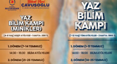 ÇOCUKLARA BİLİM DOLU YAZ TATİLİ