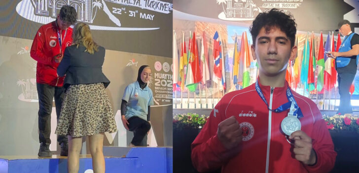 DENİZLİLİ MUAYTHAİ SPORCUSU MUHAMMED DÜNYA İKİNCİSİ