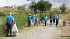 DENETİMLİ YÜKÜMLÜLER, PAMUKKALE’Yİ TEMİZLEDİ