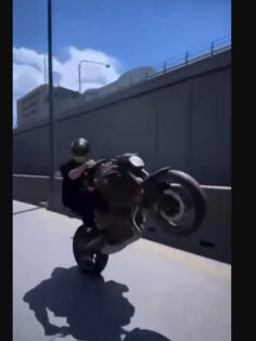 TEHLİKELİ MOTOSİKLET GÖSTERİSİNE REKOR CEZA