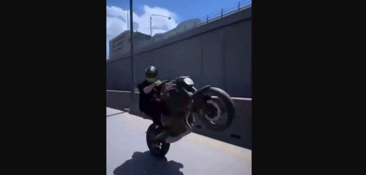 TEHLİKELİ MOTOSİKLET GÖSTERİSİNE REKOR CEZA