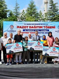 ÇAMELİ ÜRETİCİSİNE MAZOT DESTEĞİ
