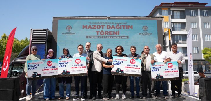 BÜYÜKŞEHİR’İN MAZOT DESTEĞİ HIZLA DEVAM EDİYOR