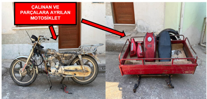 ÇAL’DA MOTOSİKLET HIRSIZLARI YAKALANDI