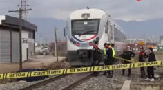 DENİZLİ TRENİNİN ÇARPTIĞI ADAM HAYATINI KAYBETTİ