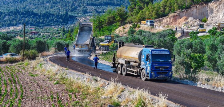 İNCEĞİZ KANYONU YOLUNA BÜYÜKŞEHİR DOKUNUŞU