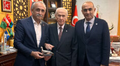 ALİ VE SALİH KESKİN’DEN LİDER BAHÇELİ’YE ANLAMLI ZİYARET