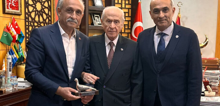 ALİ VE SALİH KESKİN’DEN LİDER BAHÇELİ’YE ANLAMLI ZİYARET