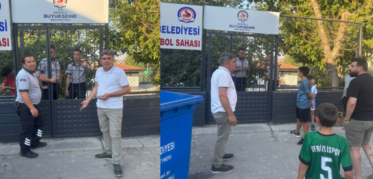 DENİZLİSPORLU FUTBOLCULARIN AİLELERİ SAHAYA ALINMADI