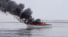 TUR TEKNESİ YANIP BATTI