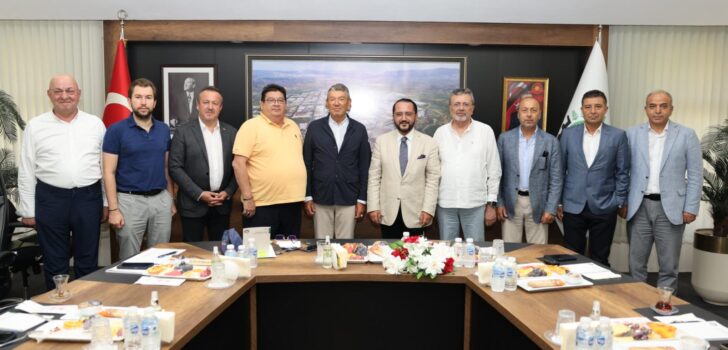 OSB YÖNETİMİNE, MHP İL BAŞKANI’NDAN VE SANAYİCİLERDEN ZİYARET