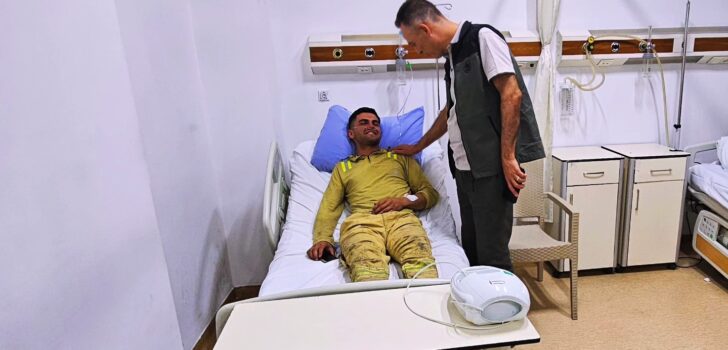 ORMAN İŞÇİSİ TEDBİR AMAÇLI HASTANEYE KALDIRILDI