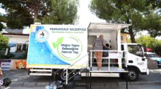 PAMUKKALE’DE ATIKLAR MOBİL ARAÇLA TOPLANIYOR