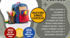 KIRTASİYE DESTEĞİNE BÜYÜK İLGİ