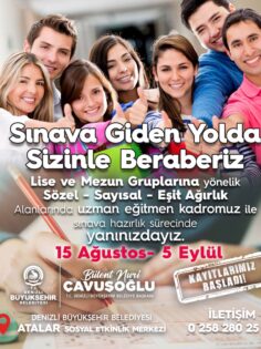 BÜYÜKŞEHİR’İN ÜCRETSİZ YKS KURSU KAYITLARI BAŞLADI