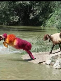 KINALI KOÇ, KURU DEREDEN DOĞAN İÇİN GEÇECEK