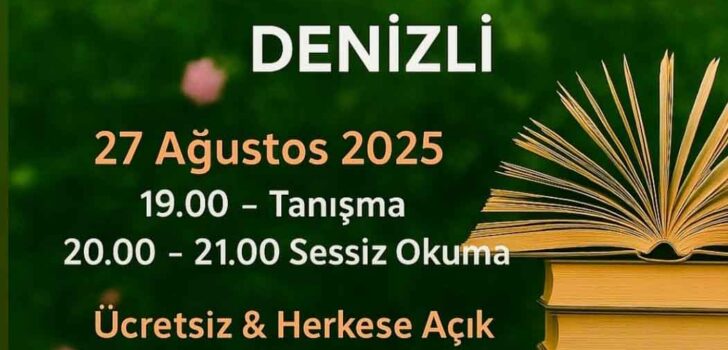 BÜYÜKŞEHİR MİLLET KÜTÜPHANESİ’NDE SESSİZ OKUMA BULUŞMASI