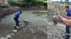 İTFAİYE’DEN GÖNÜLLERİ ISITAN KURTARMA